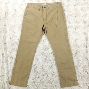 Goodfellow co Pants Mens 36×32 Brown Hennepin Chino Slim Flat front